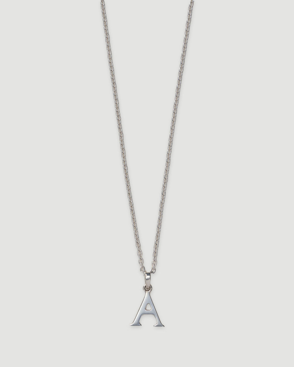 initial necklace 01 silver｜LORO(ロロ)公式通販