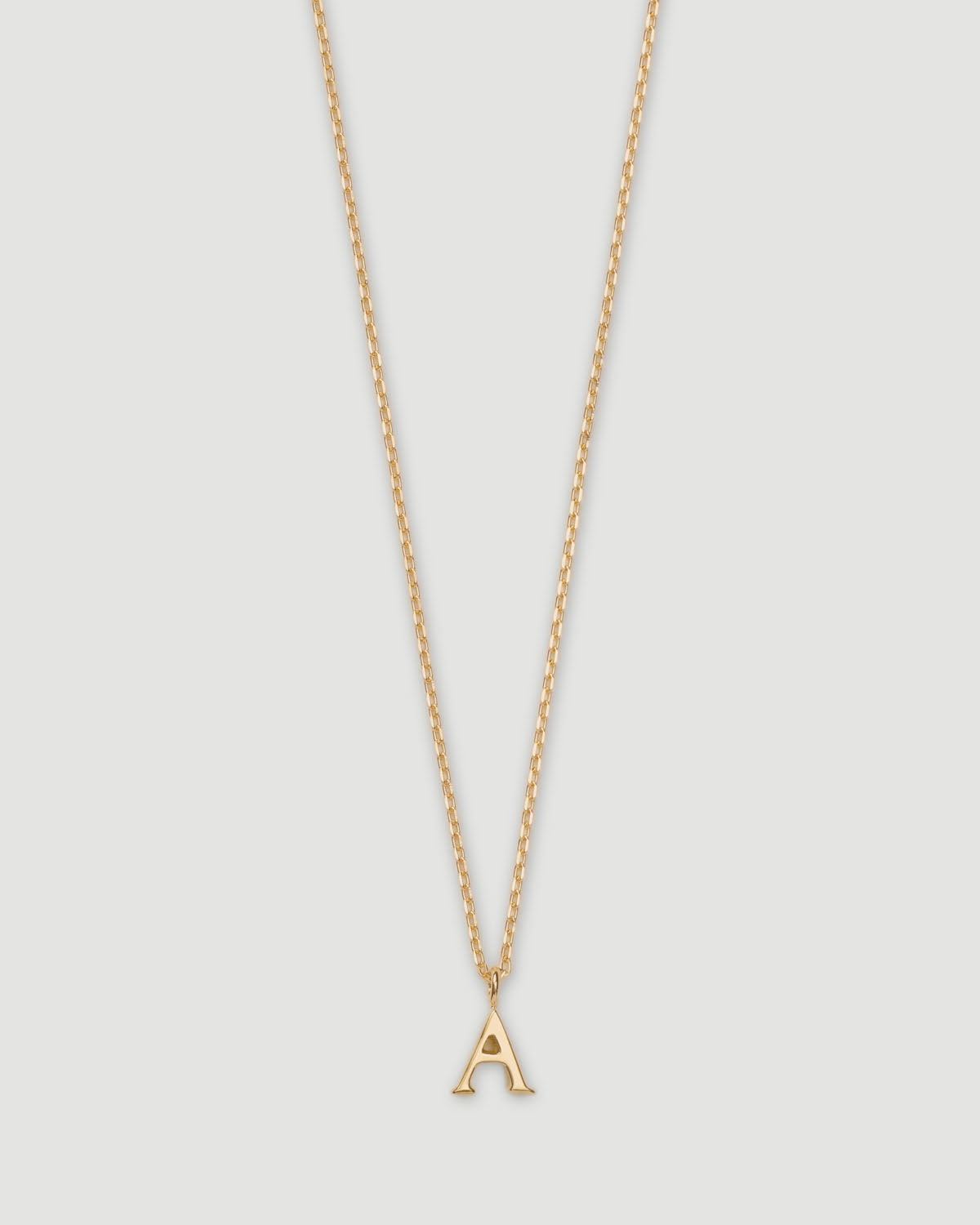 initial necklace 02 K18｜LORO(ロロ)公式通販