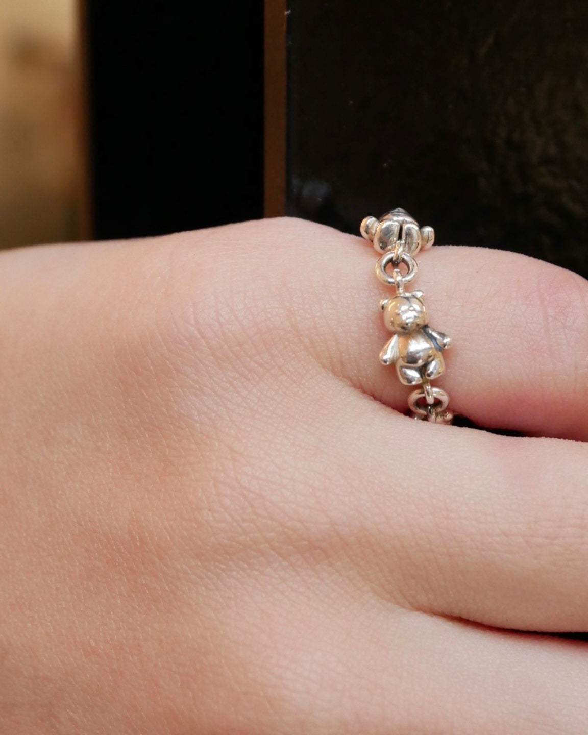【受注品】bear chain ring