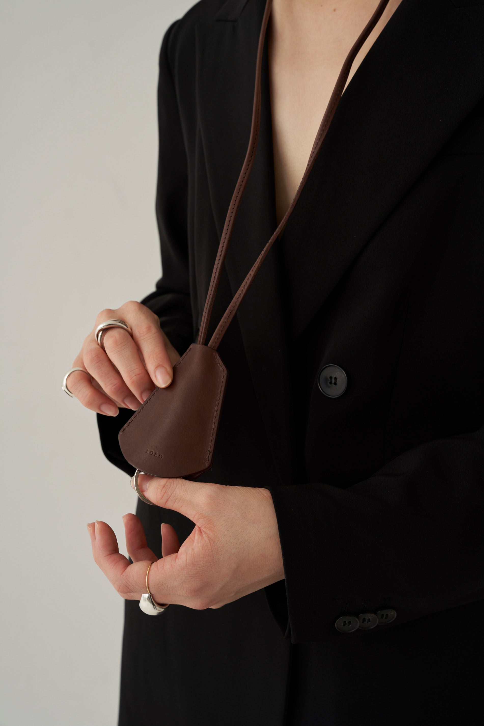 leather key cover