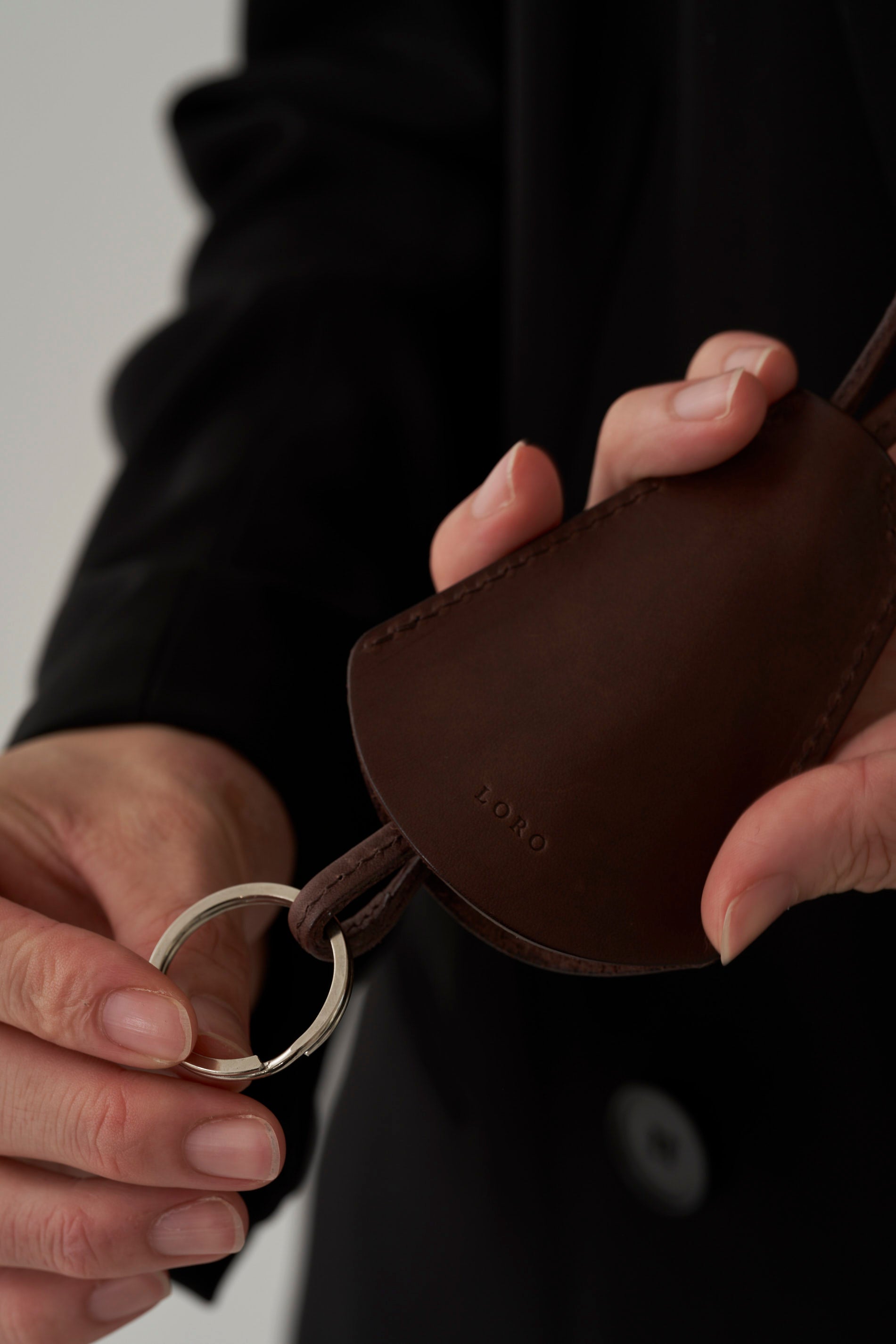 leather key cover
