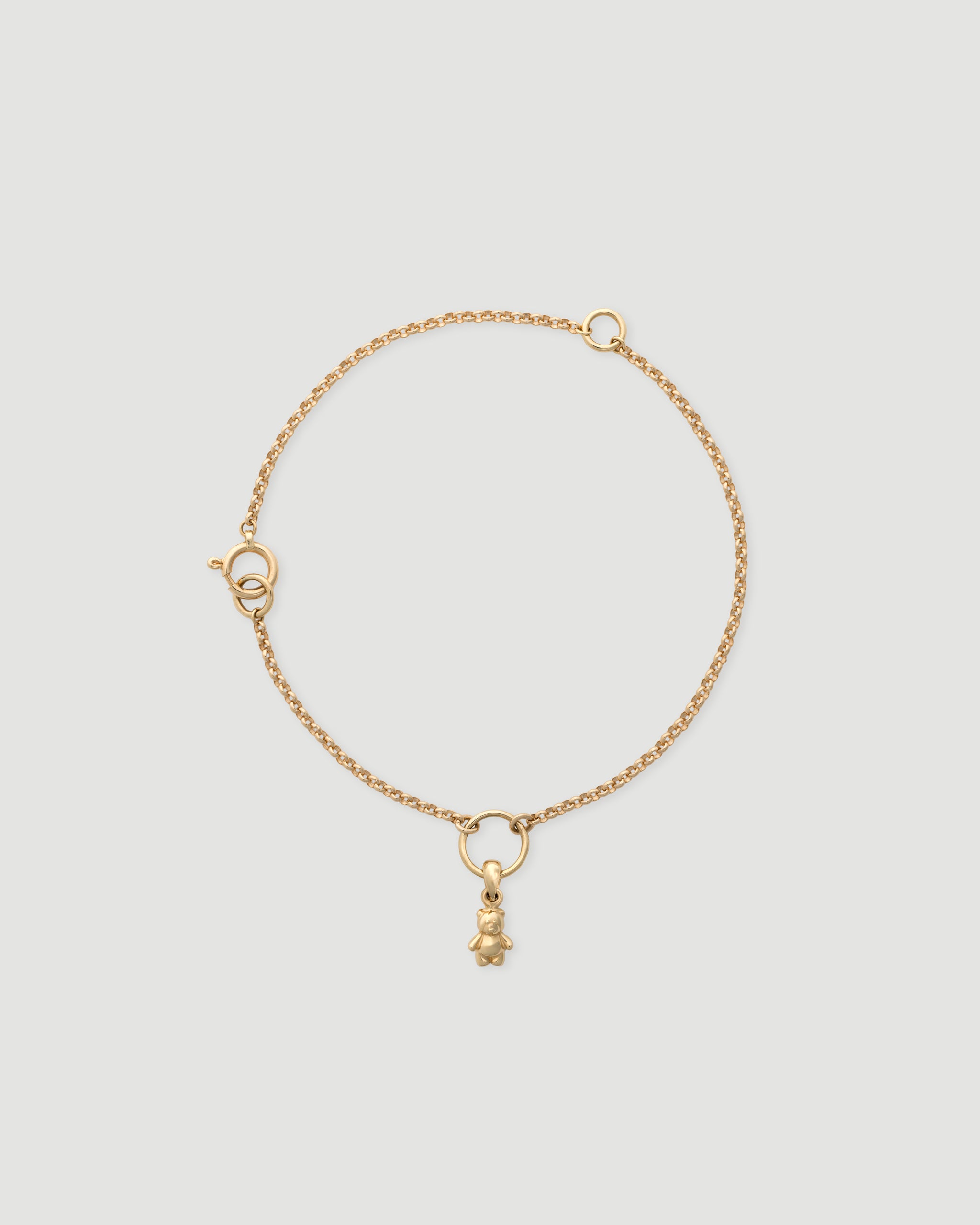 bear chain bracelet 02 K18｜LORO(ロロ)公式通販