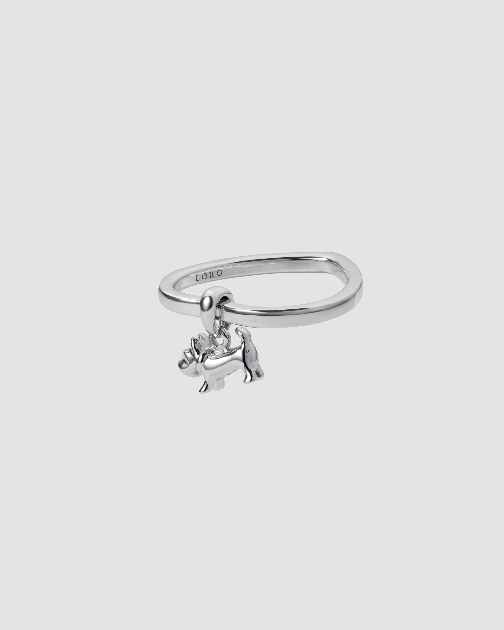 schnauzer heart ring pt900｜LORO(ロロ)公式通販
