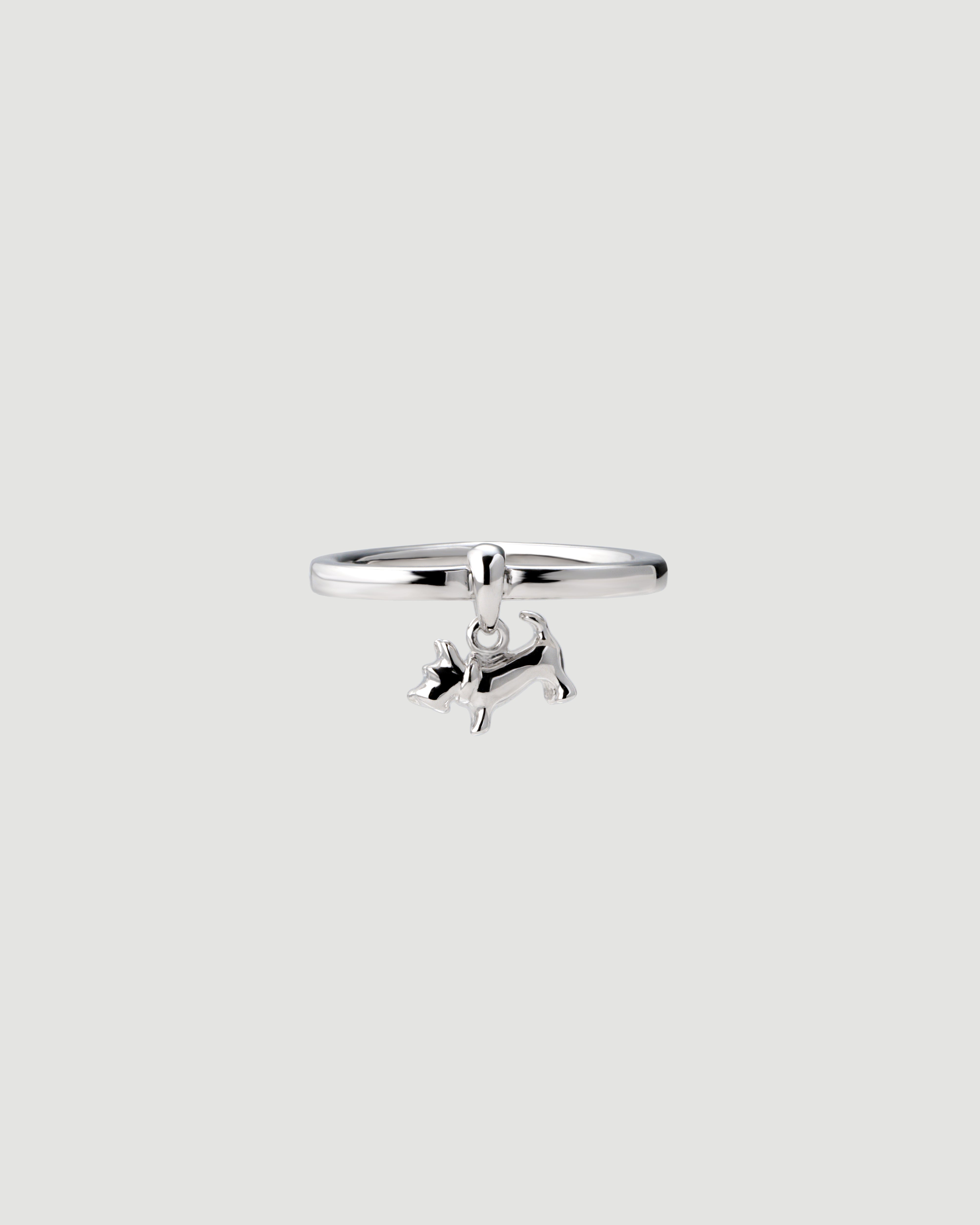 schnauzer heart ring 01 pt900