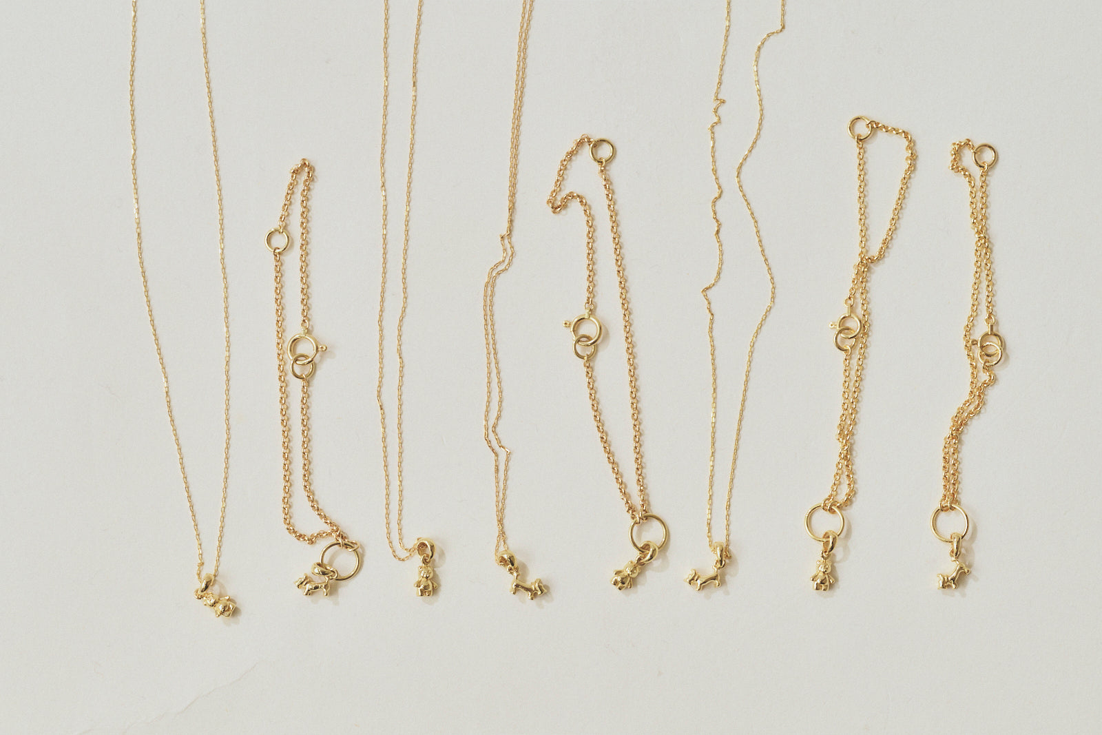 schnauzer necklace 01 K18 (25 AW EXHIBITION)