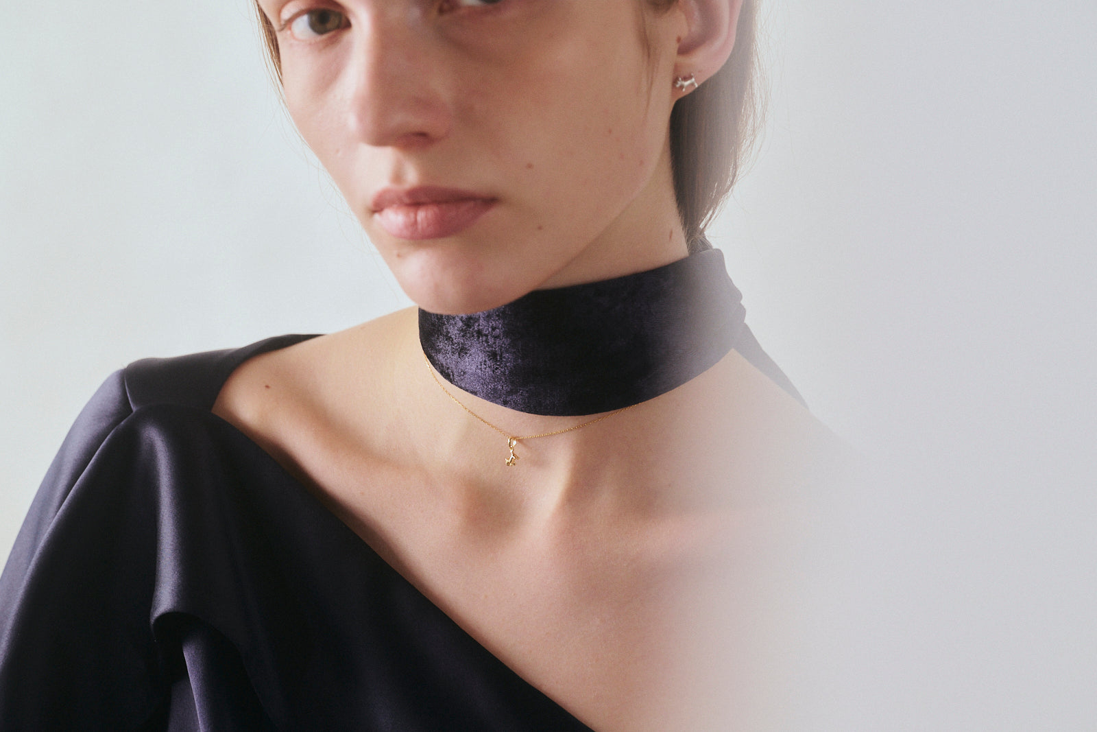 schnauzer necklace 01 K18 (25 AW EXHIBITION)