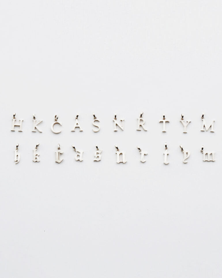 【受注品】initial necklace top 5pierce set