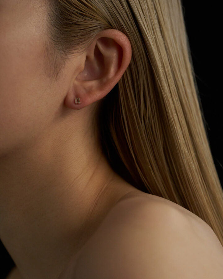 【受注品】initial pierce K18