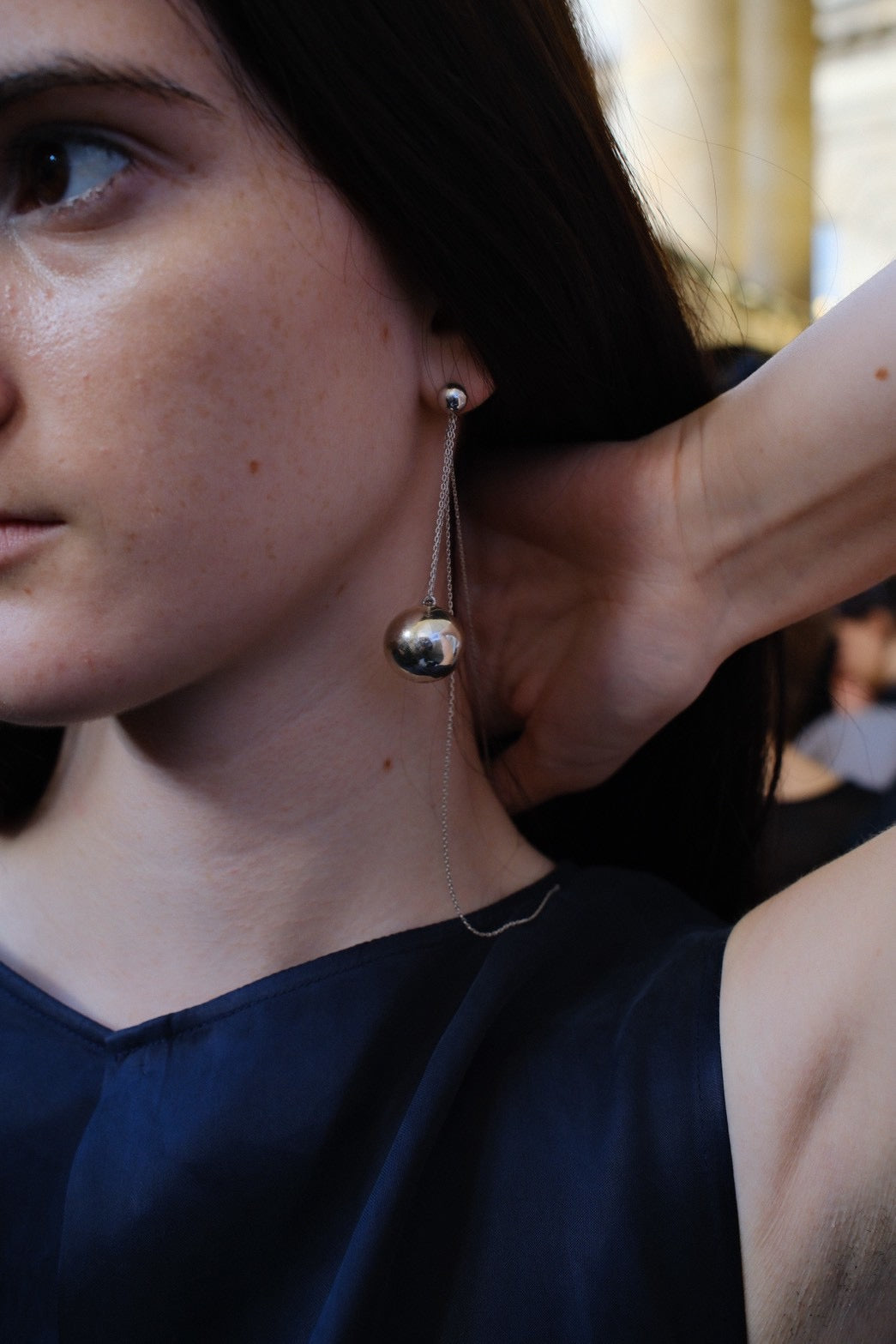 Ball earring(RUOHAN)
