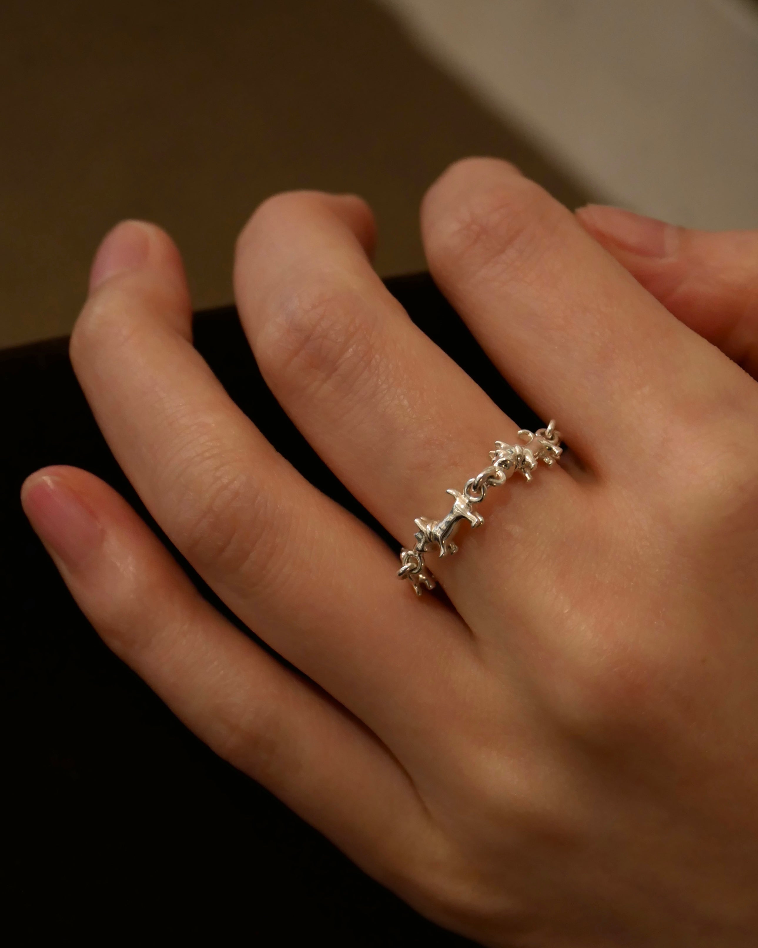 【受注品】schnauzer chain ring