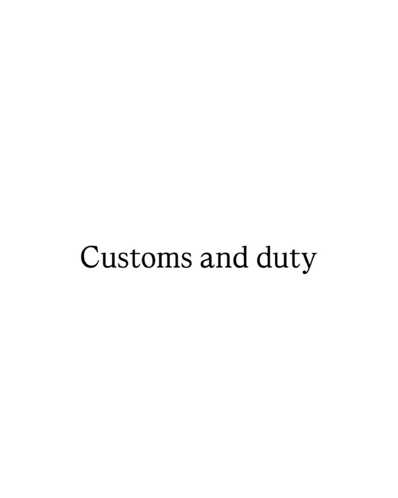 Customs and Duty (Liu Jiawen)