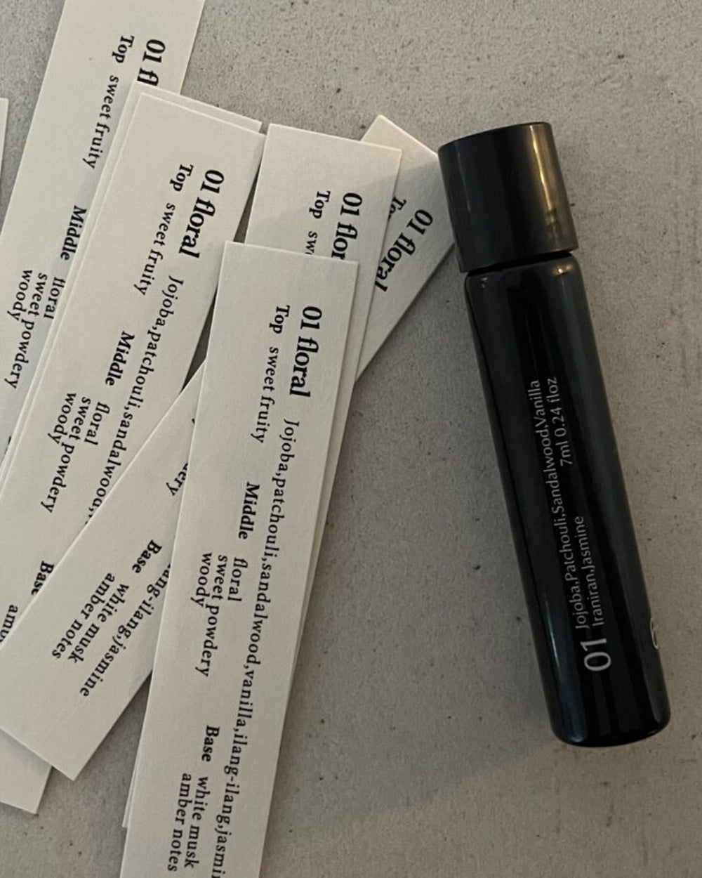 Perfume oil香りづけについて