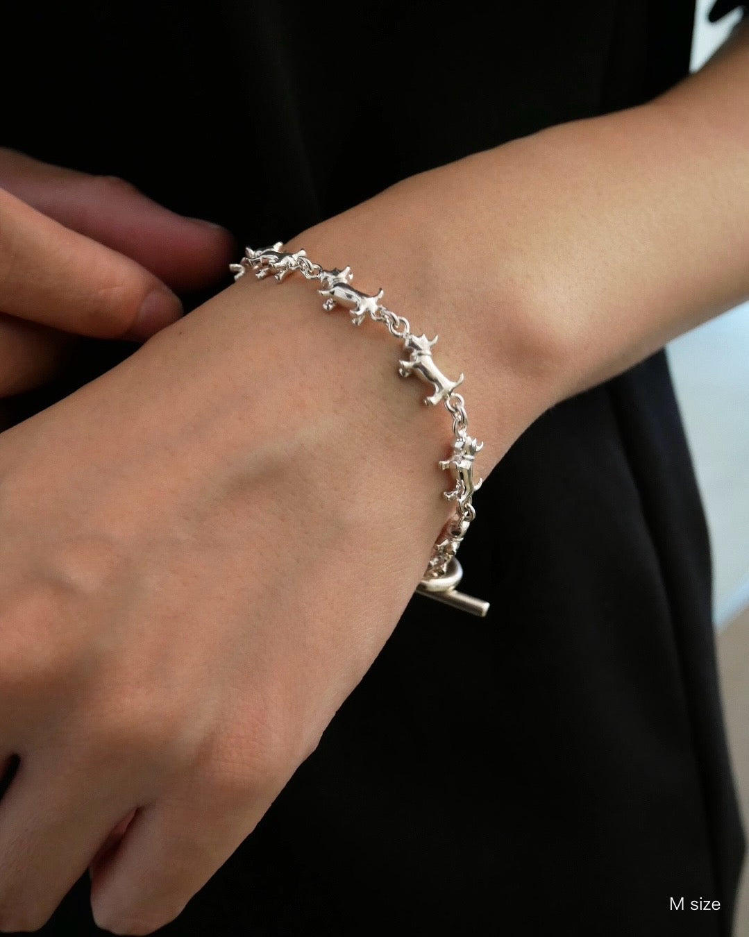 schnauzer chain bracelet 01｜LORO(ロロ)公式通販