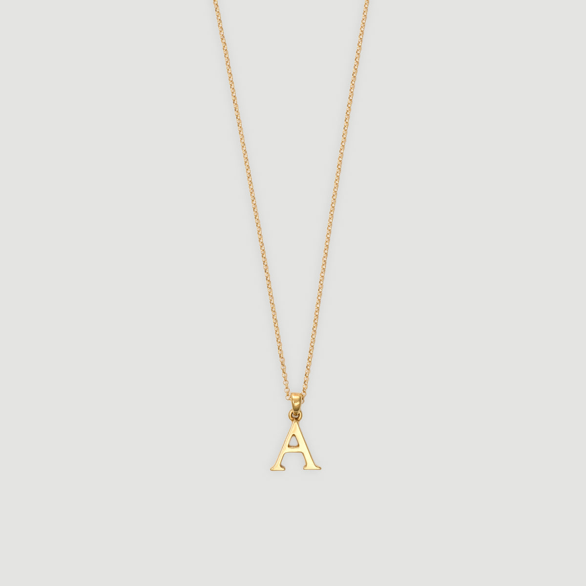 K18 initial necklace 01｜LORO(ロロ)公式通販