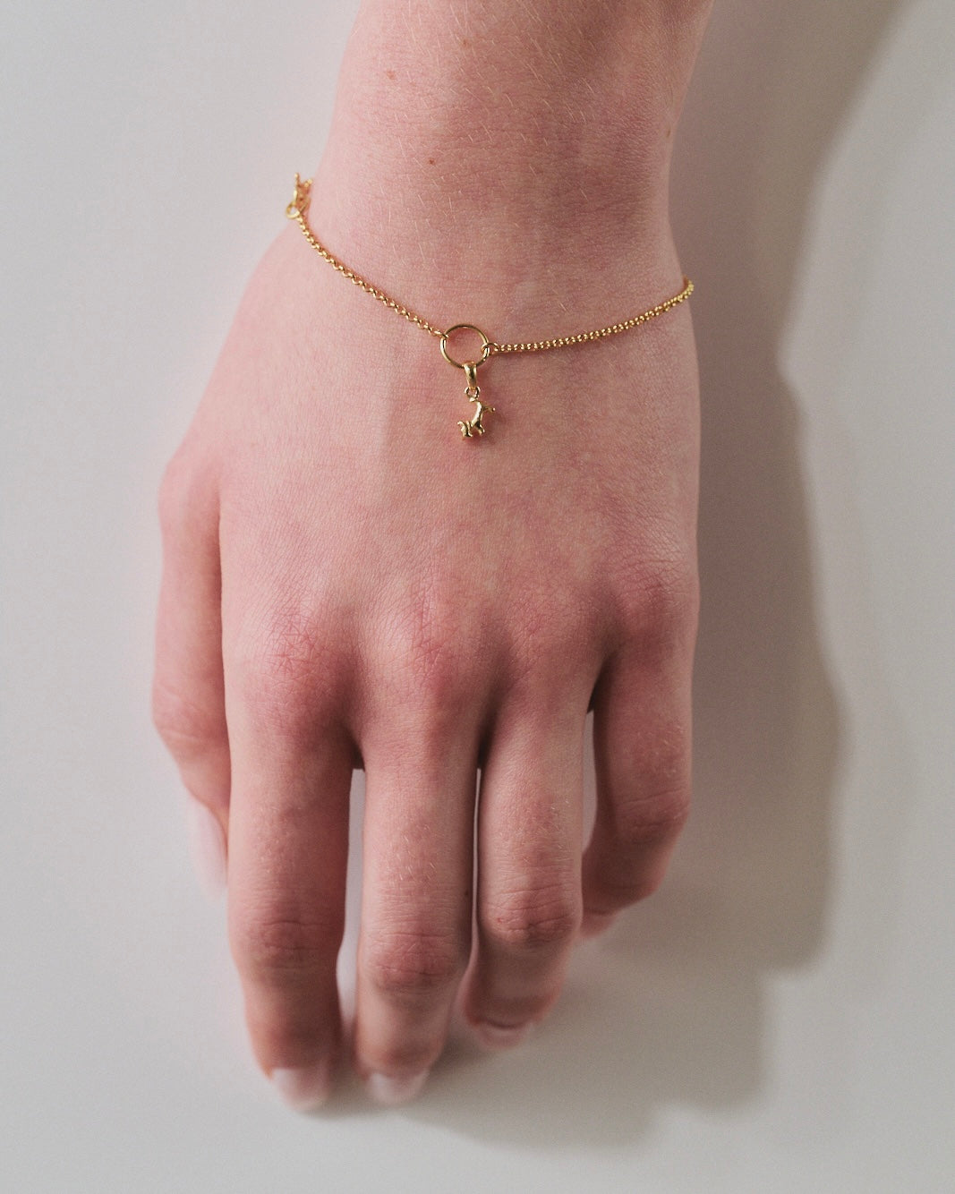 schnauzer chain bracelet 02 K18