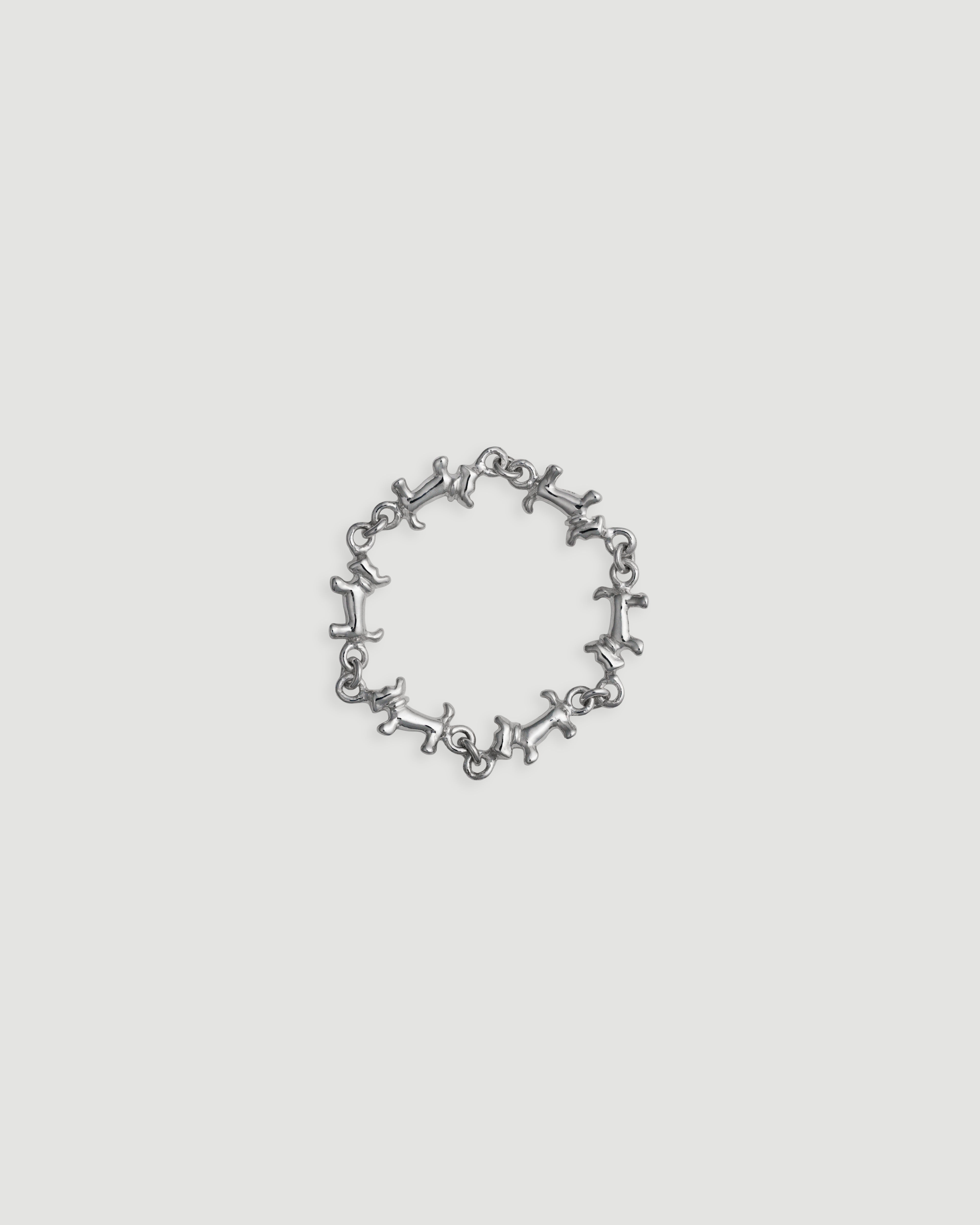 【loro】ロロ　chain ring 01／1号 schnauzer chain ring｜LORO(ロロ)公式通販