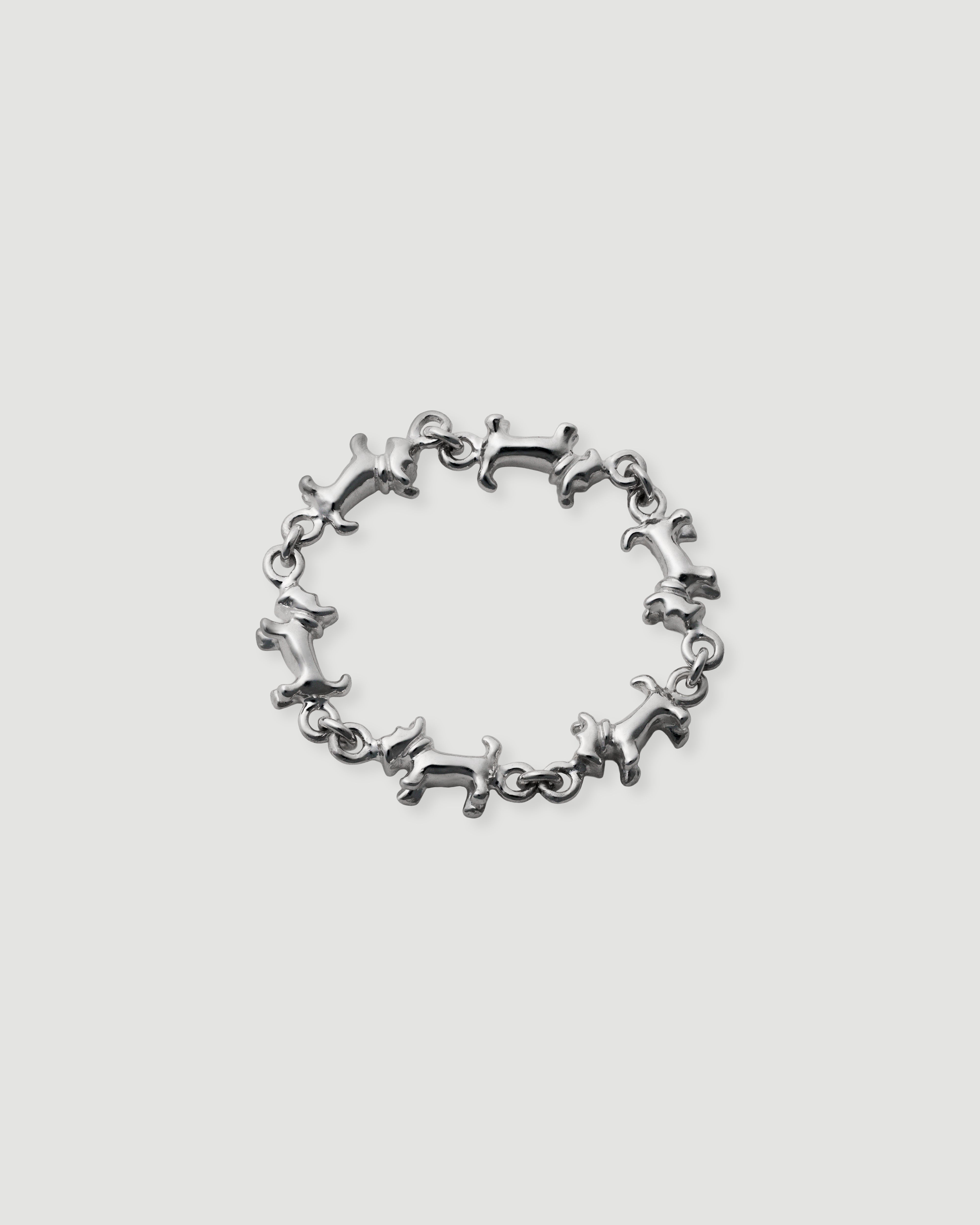 【loro】ロロ　chain ring 01／1号 schnauzer chain ring｜LORO(ロロ)公式通販