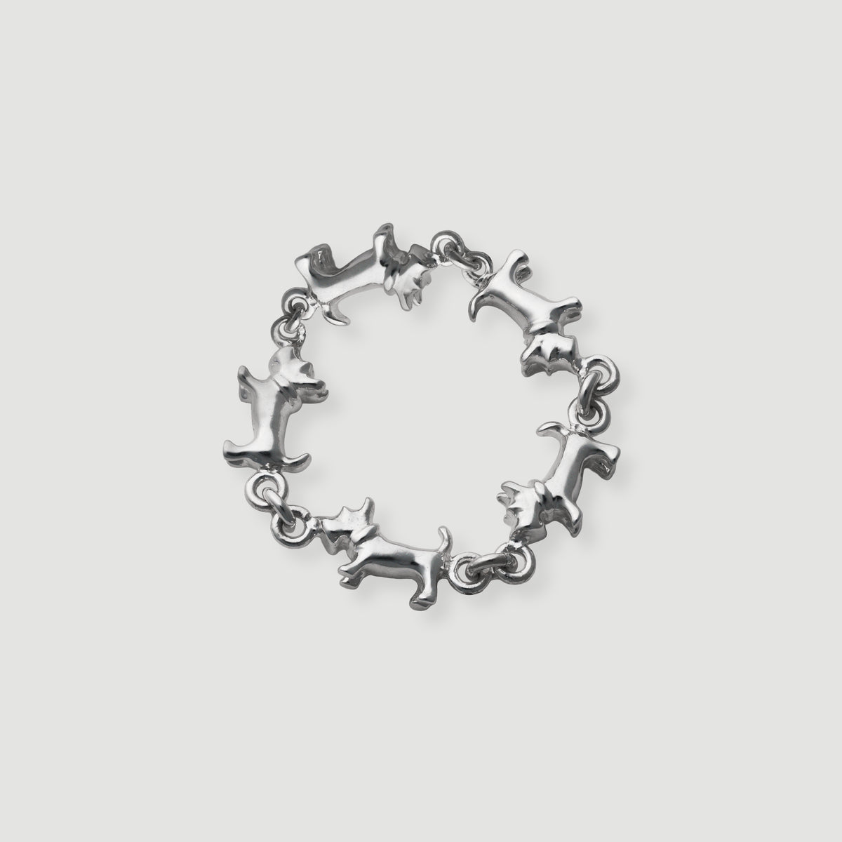 PR(7/31〜8/15発送不可) 　loro chain ring 01 schnauzer chain ring｜LORO(ロロ)公式通販