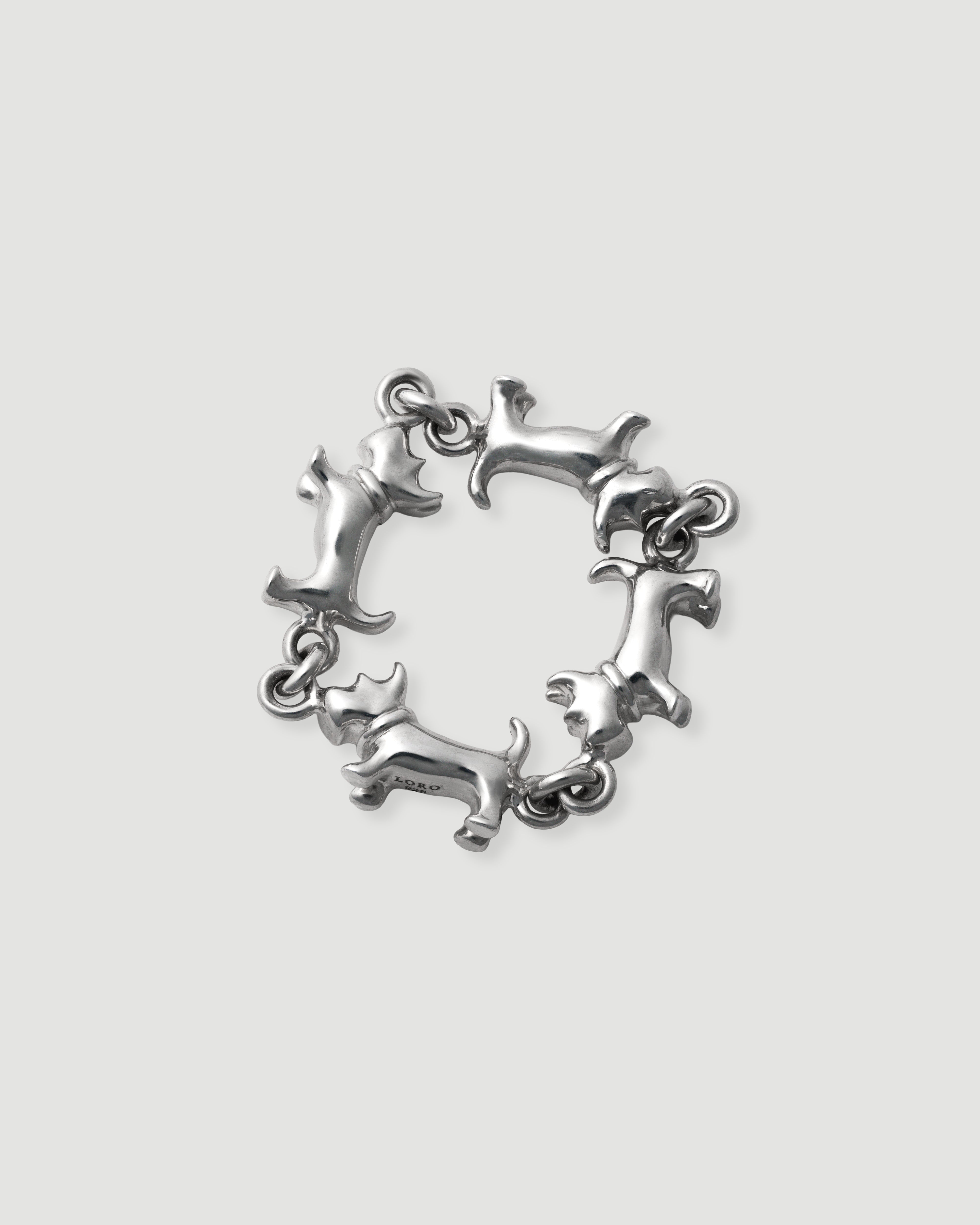 【loro】ロロ　chain ring 01／1号 schnauzer chain ring｜LORO(ロロ)公式通販