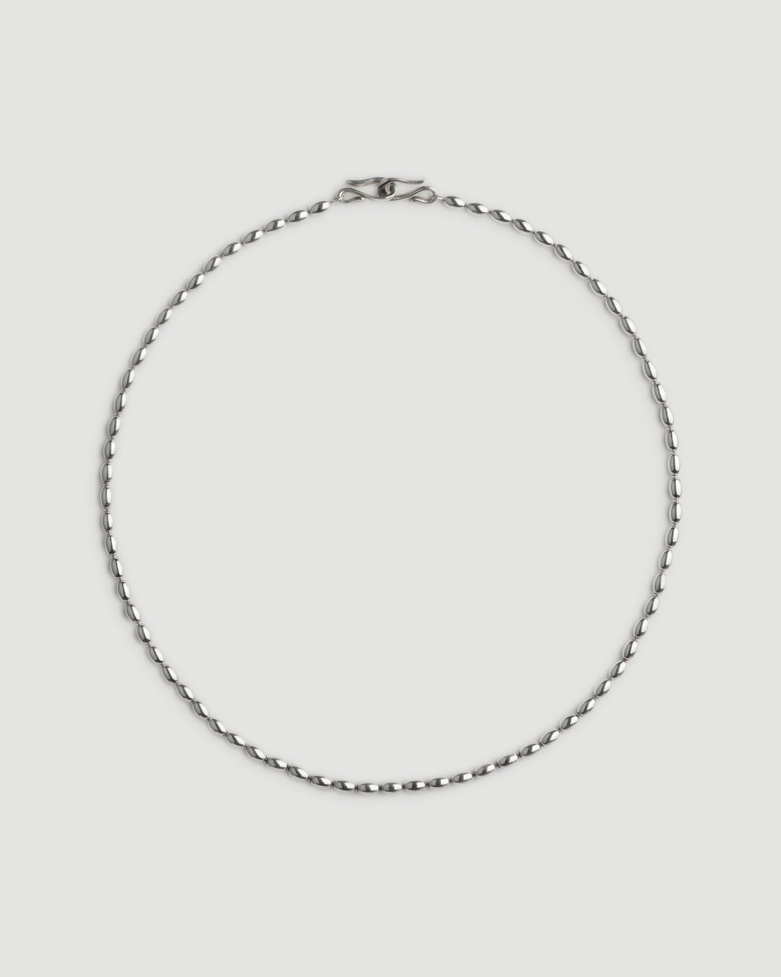 P necklace 01 - silver / 40cm