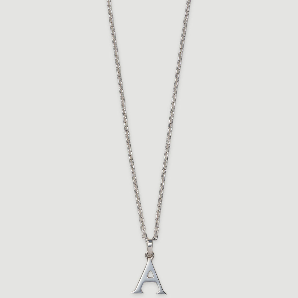 initial necklace 01 silver｜LORO(ロロ)公式通販