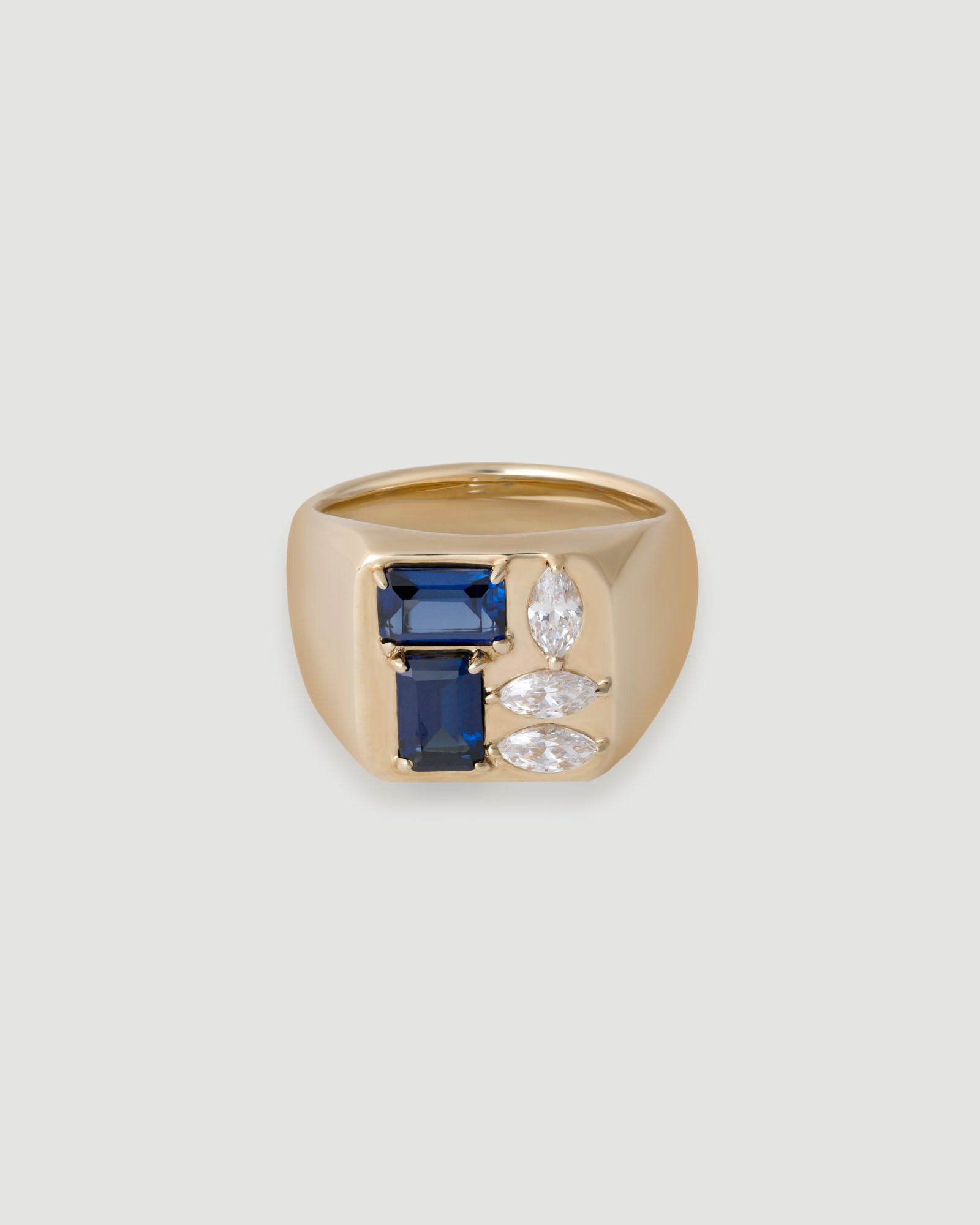 [Order item] CZ ring 03 gold