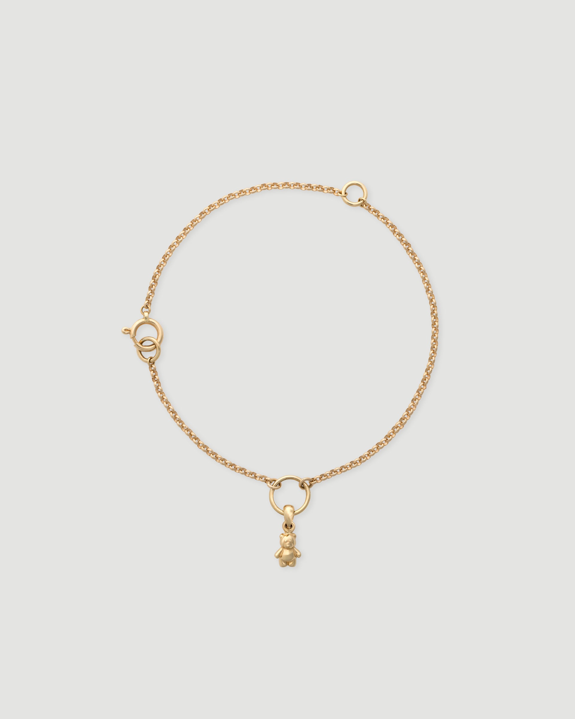 bear chain bracelet 02 K18｜LORO(ロロ)公式通販