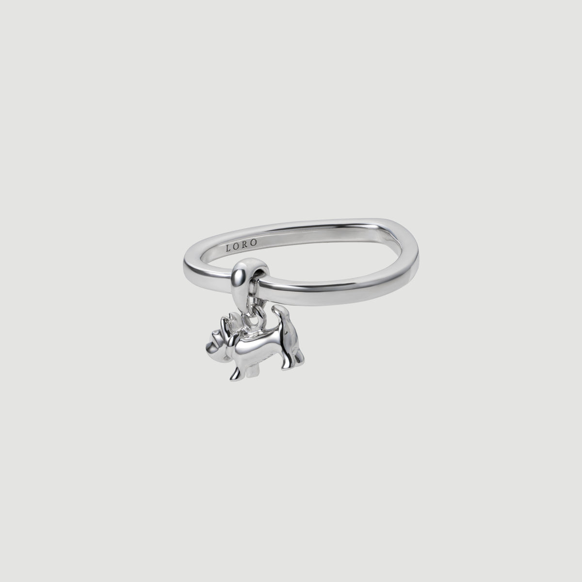 schnauzer heart ring pt900｜LORO(ロロ)公式通販