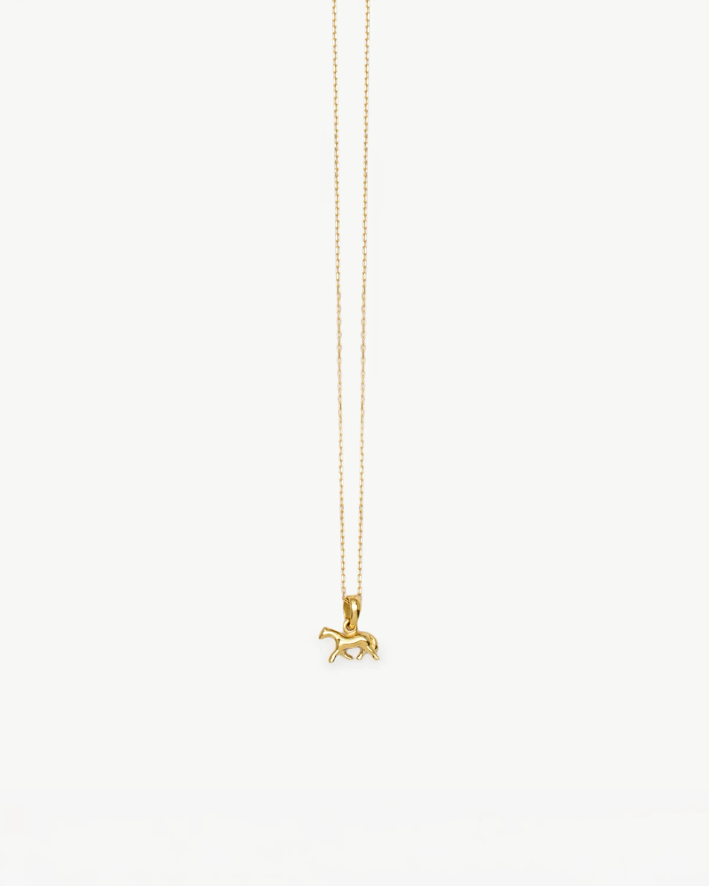 horse necklace 01 K18