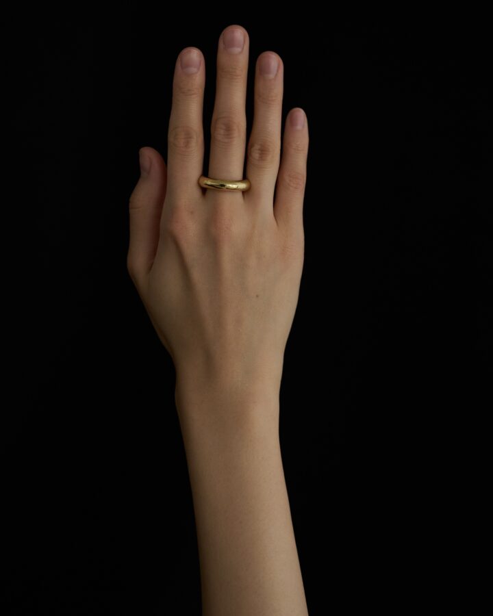 line ring 01 brass