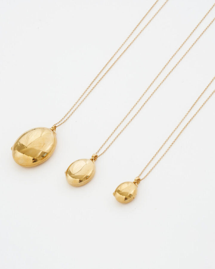 【受注品】locket necklace 01 gold