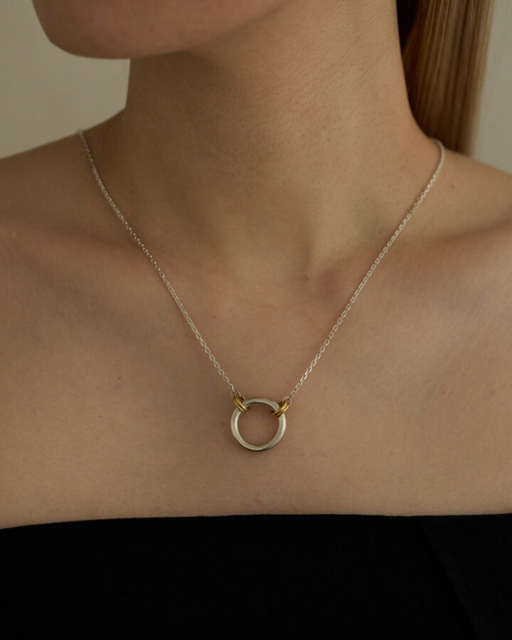 [Made to order] loop necklace 02