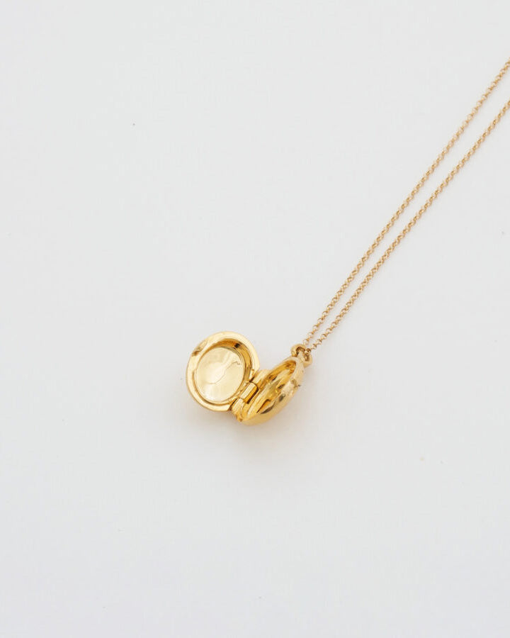 [Order item] locket necklace 01 gold