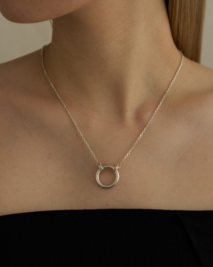 [Made to order] loop necklace 02