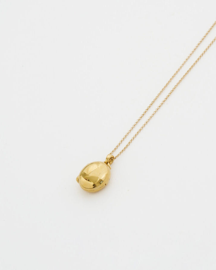 [Order item] locket necklace 01 gold