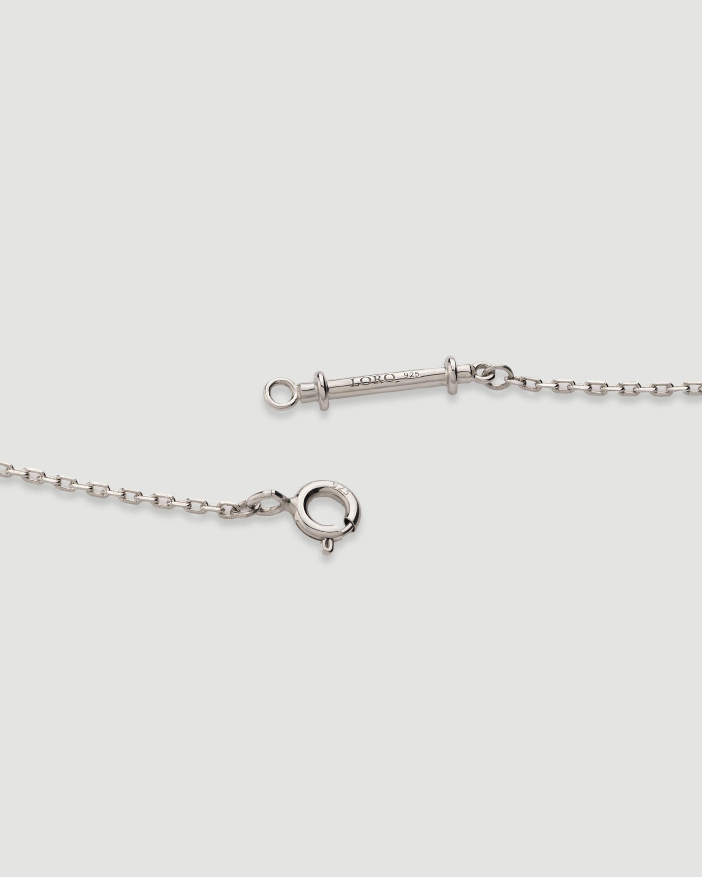 silver corno necklace