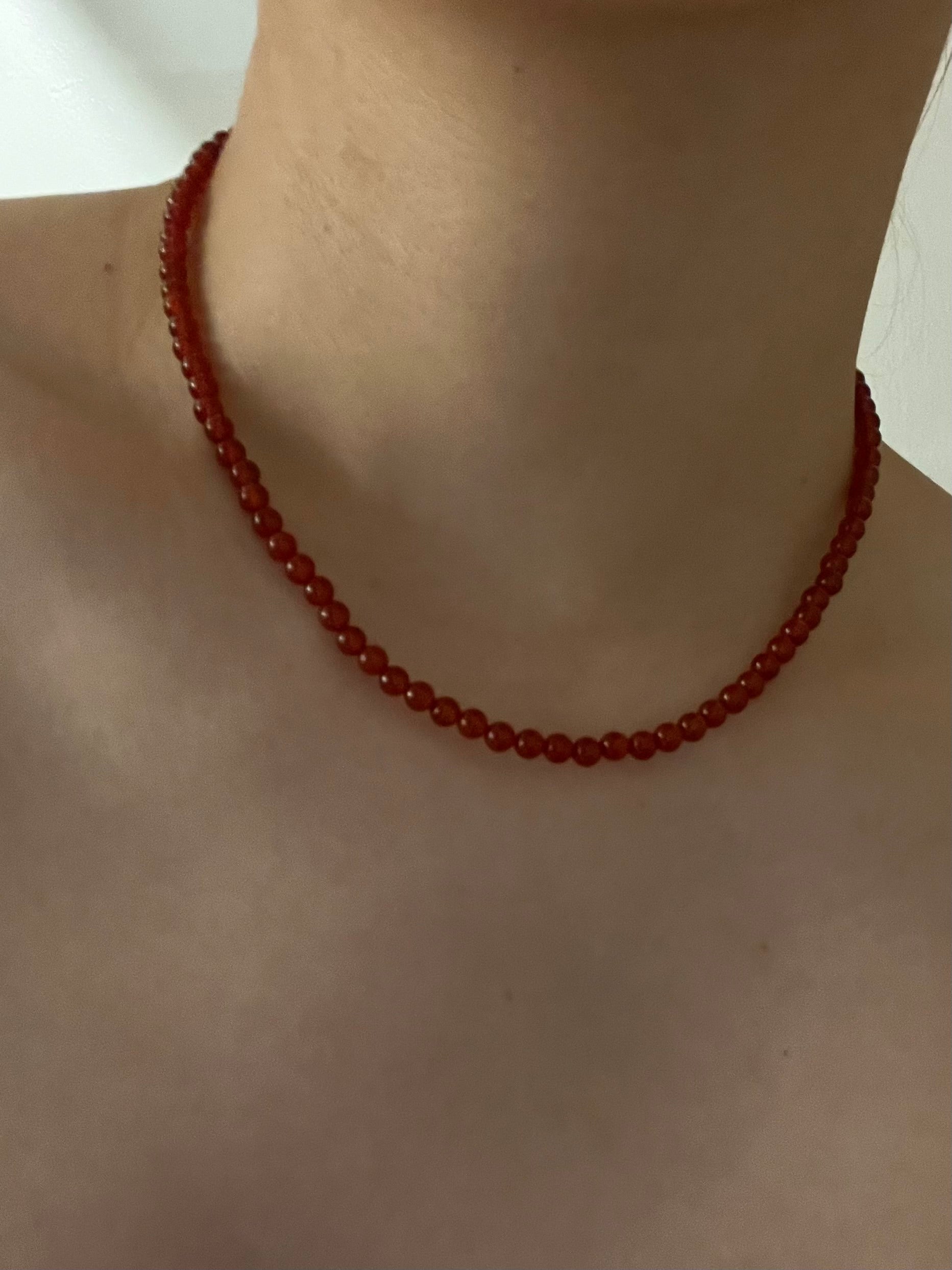 【受注品】amulet Carnelian necklace