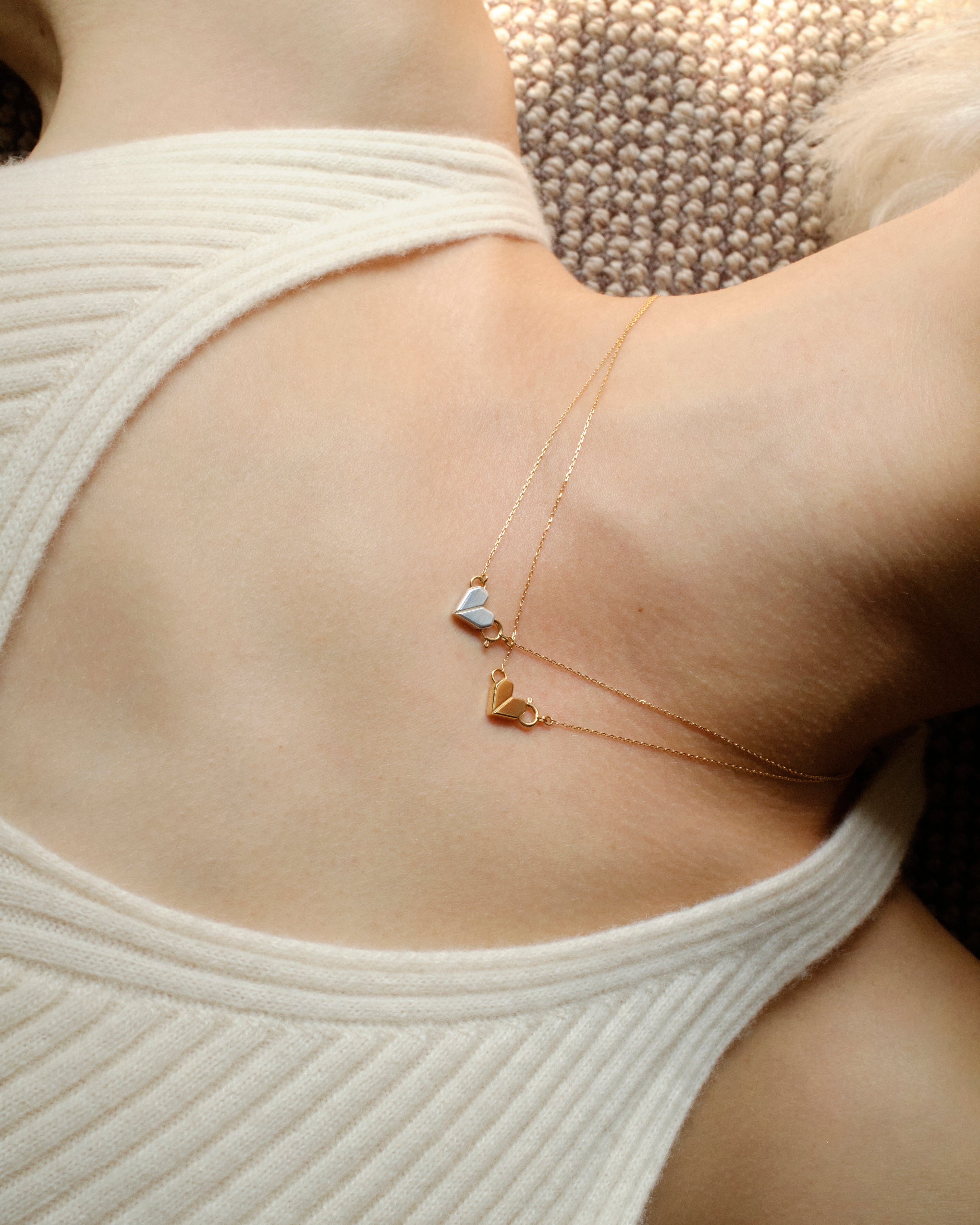 ORIGAMI heart necklace 01 mix｜LORO(ロロ)公式通販