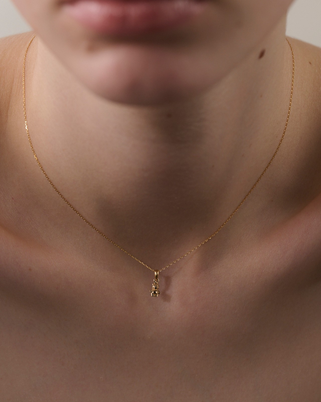 bear necklace 01 K18