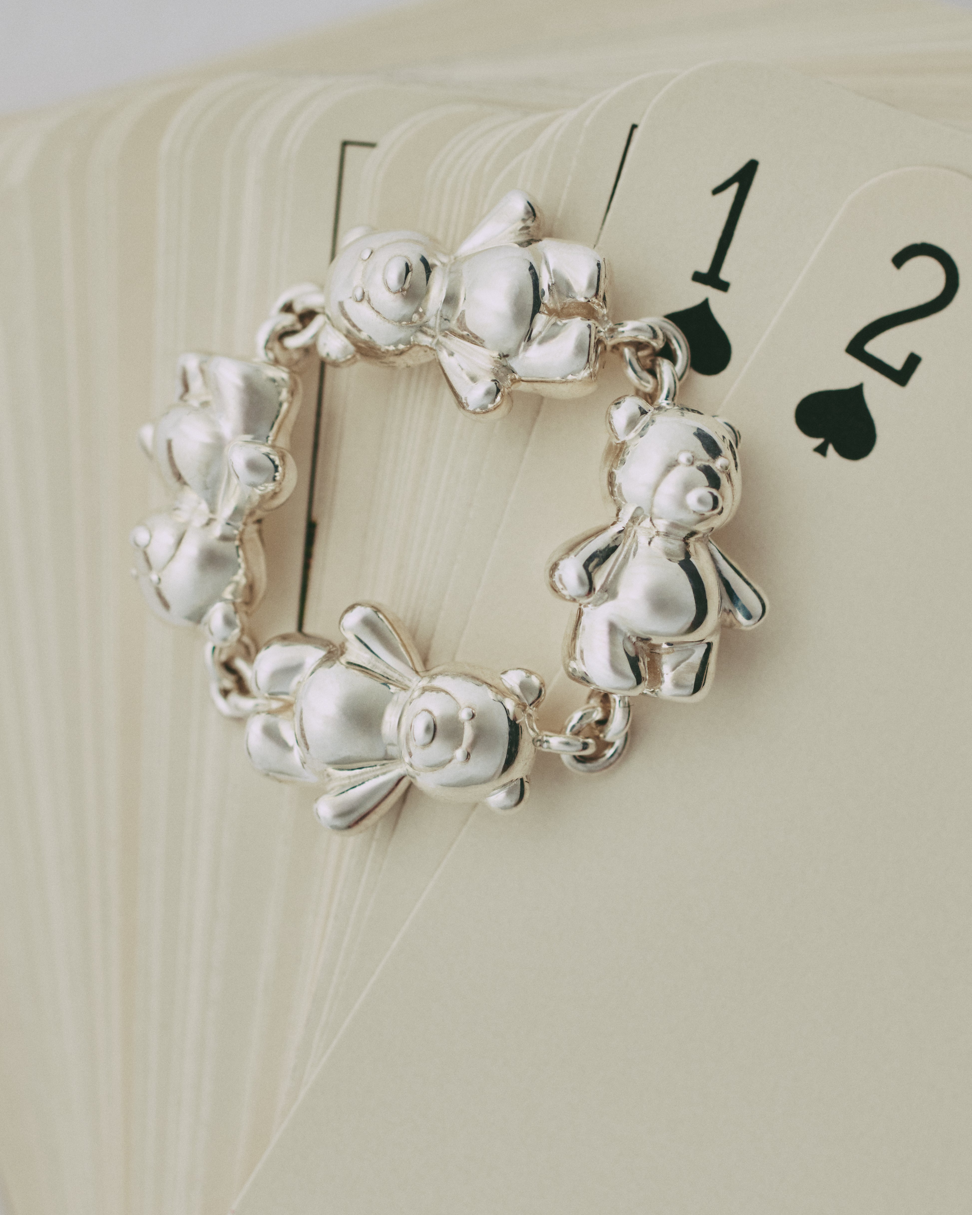 【受注品】bear chain ring