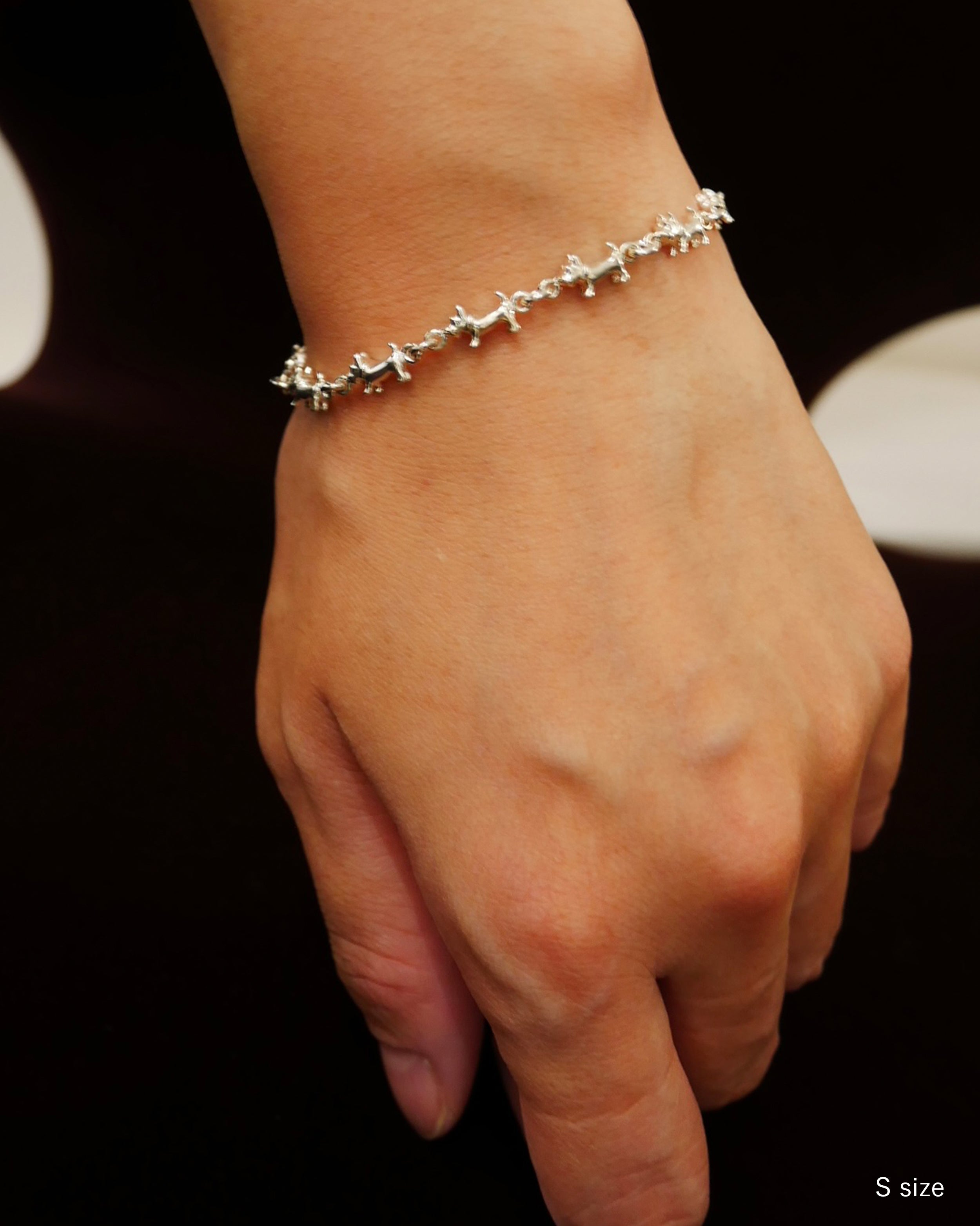 schnauzer chain bracelet 01｜LORO(ロロ)公式通販