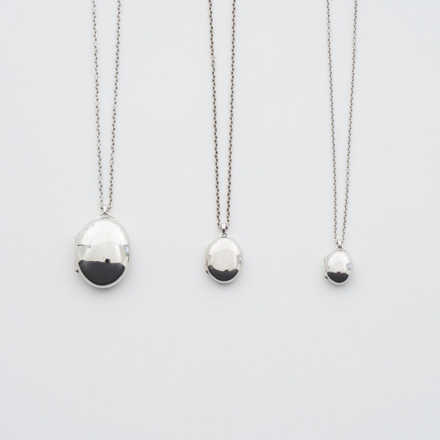【受注品】 locket necklace 01 silver