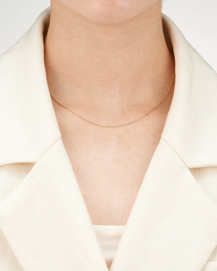 K18 necklace Vcut-vene | LORO