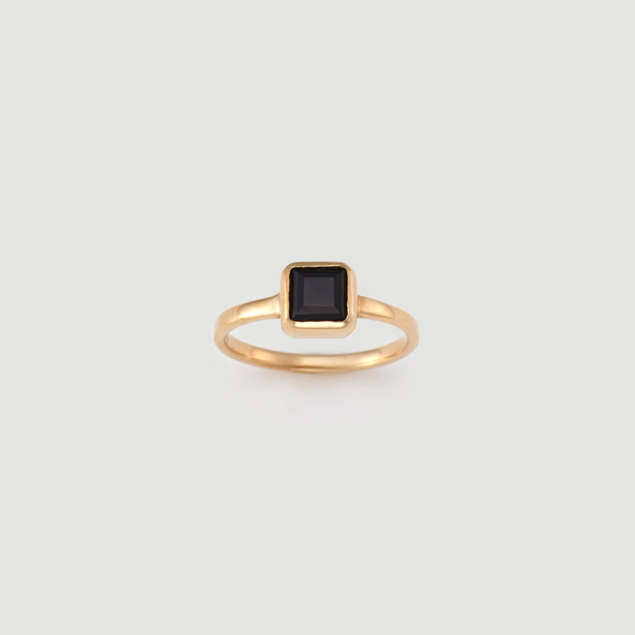 受注品】square onyx ring | LORO